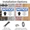 Signmission Shipping And Receiving Only (Up Arrow), 14 in W x Rectangle, Plastic OS-2PACK-NS-P-1014-L-18305 - alternate 6